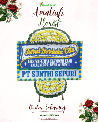 Papan Bunga Duka di Mangoli Timur